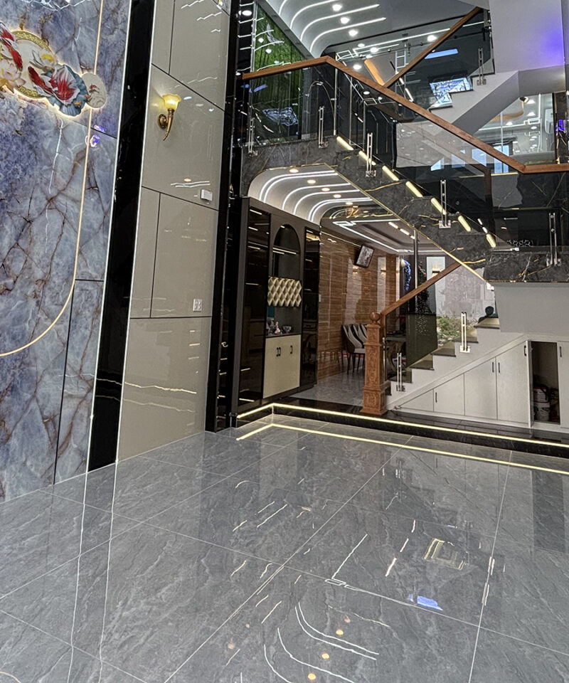 Alternative view of Nhà Đẹp Quận 12 – Đường D25 Rộng Thênh Thang, 1 Trệt 1 Lửng 3 Lầu