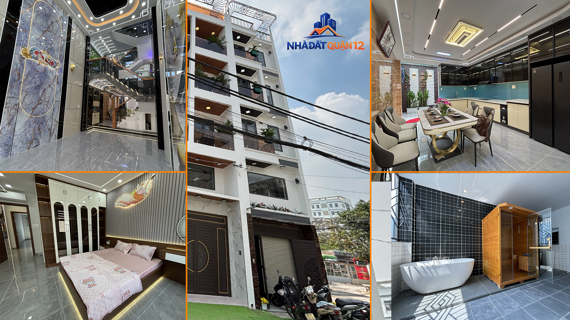 Nhà Đẹp Quận 12 – Đường D25 Rộng Thênh Thang, 1 Trệt 1 Lửng 3 Lầu