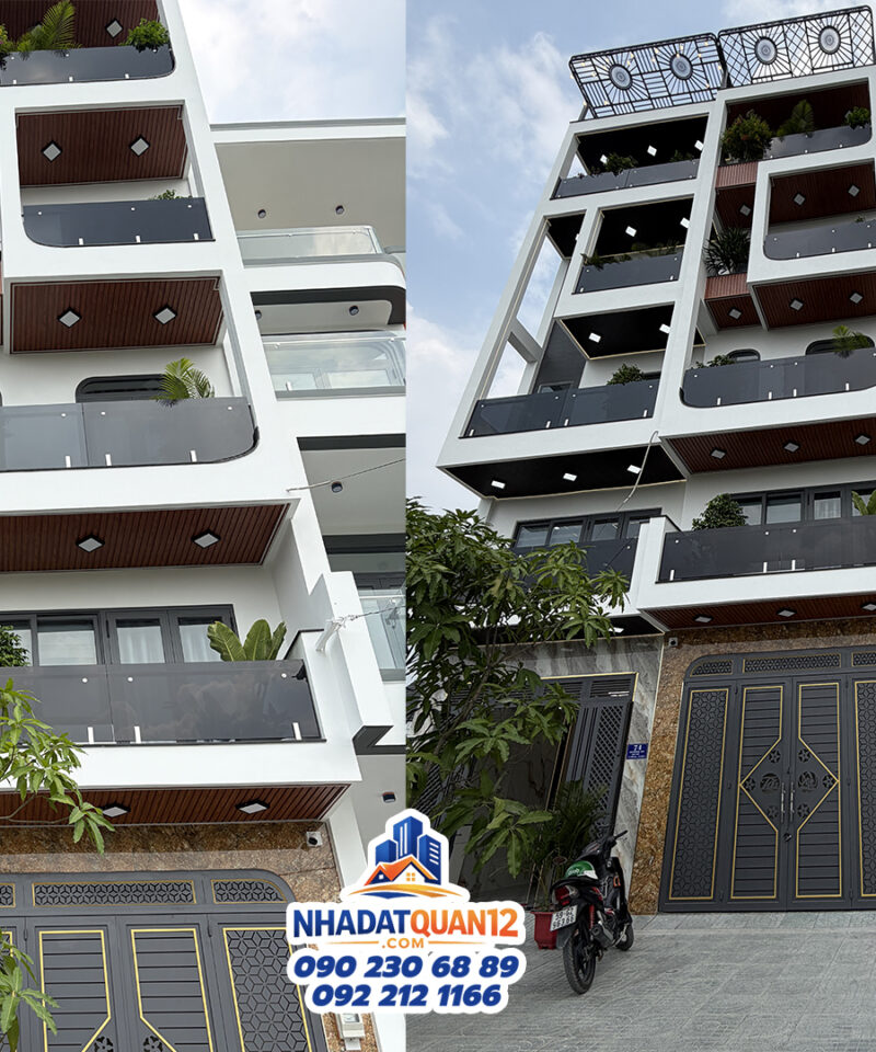 Hiếm! Nhà Phố Quận 12 Vỉa Hè Rộng – 4 Phòng Ngủ – Sổ Hồng Riêng – Giá Tốt