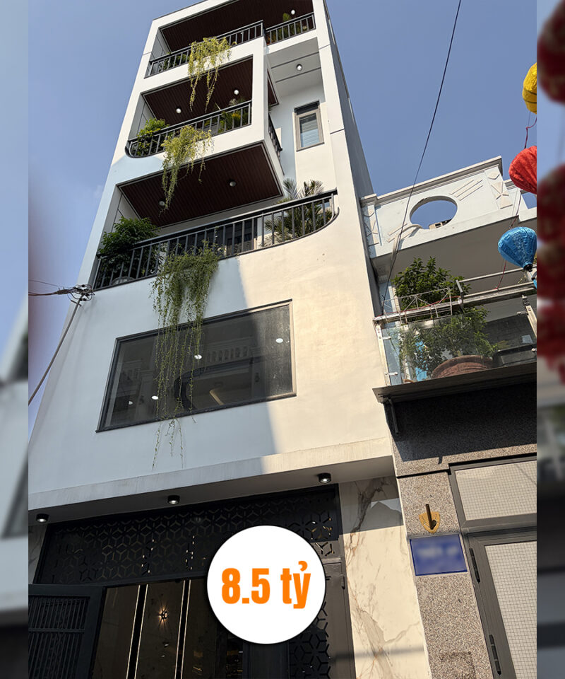 Nhà phố Tân Thới Hiệp Q12 – 5 tầng có thang máy, gara ô tô, dọn vào ở ngay